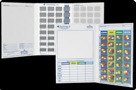 This is a photo of what a Blister packs for meds looks like